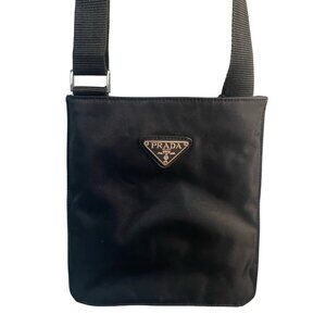 Prada Nylon Black Crossbody Unisex Bag